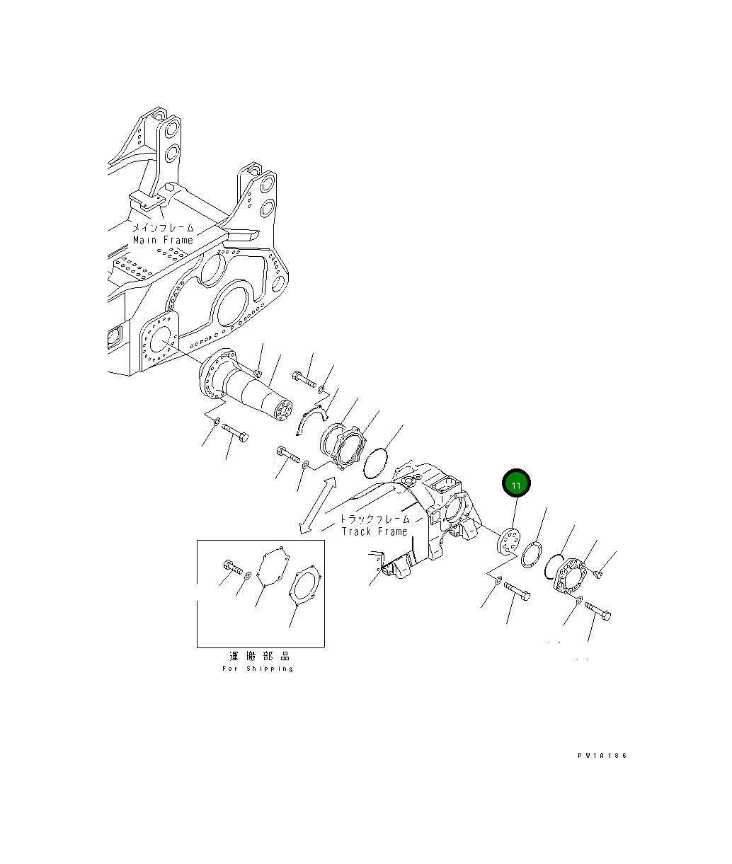 Шайба 19M-31-11141 Komatsu