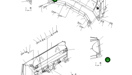 Отвал 198-72-63120 Komatsu