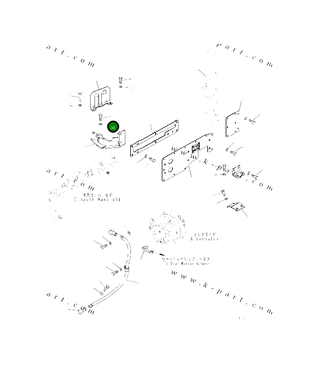 Шайба 01643-A1032 Komatsu