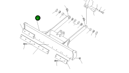Отвал в сборе 21X-71-00030 Komatsu