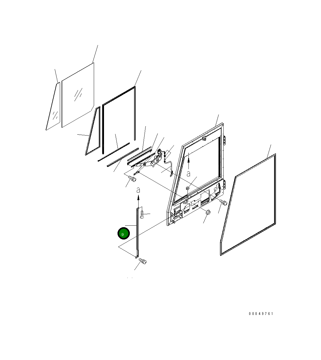 Штанга 561-54-84540 Komatsu