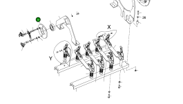 Фланец шарикоподшипника 796 145 73 Komatsu