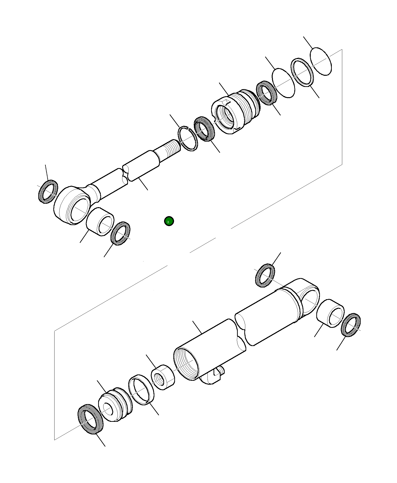 Шток 3F0726057 Komatsu