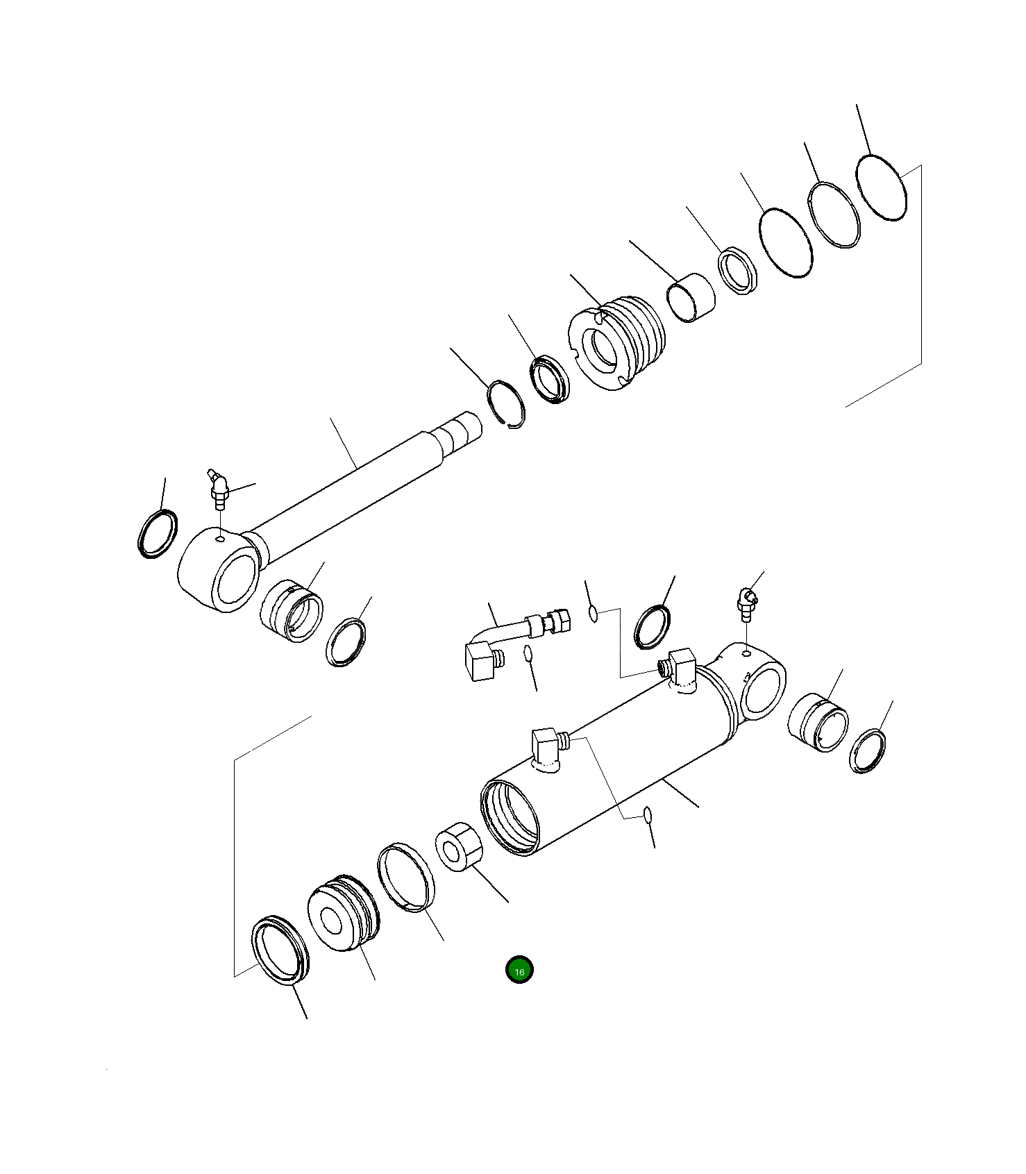 Гайка 707-67-30050 Komatsu