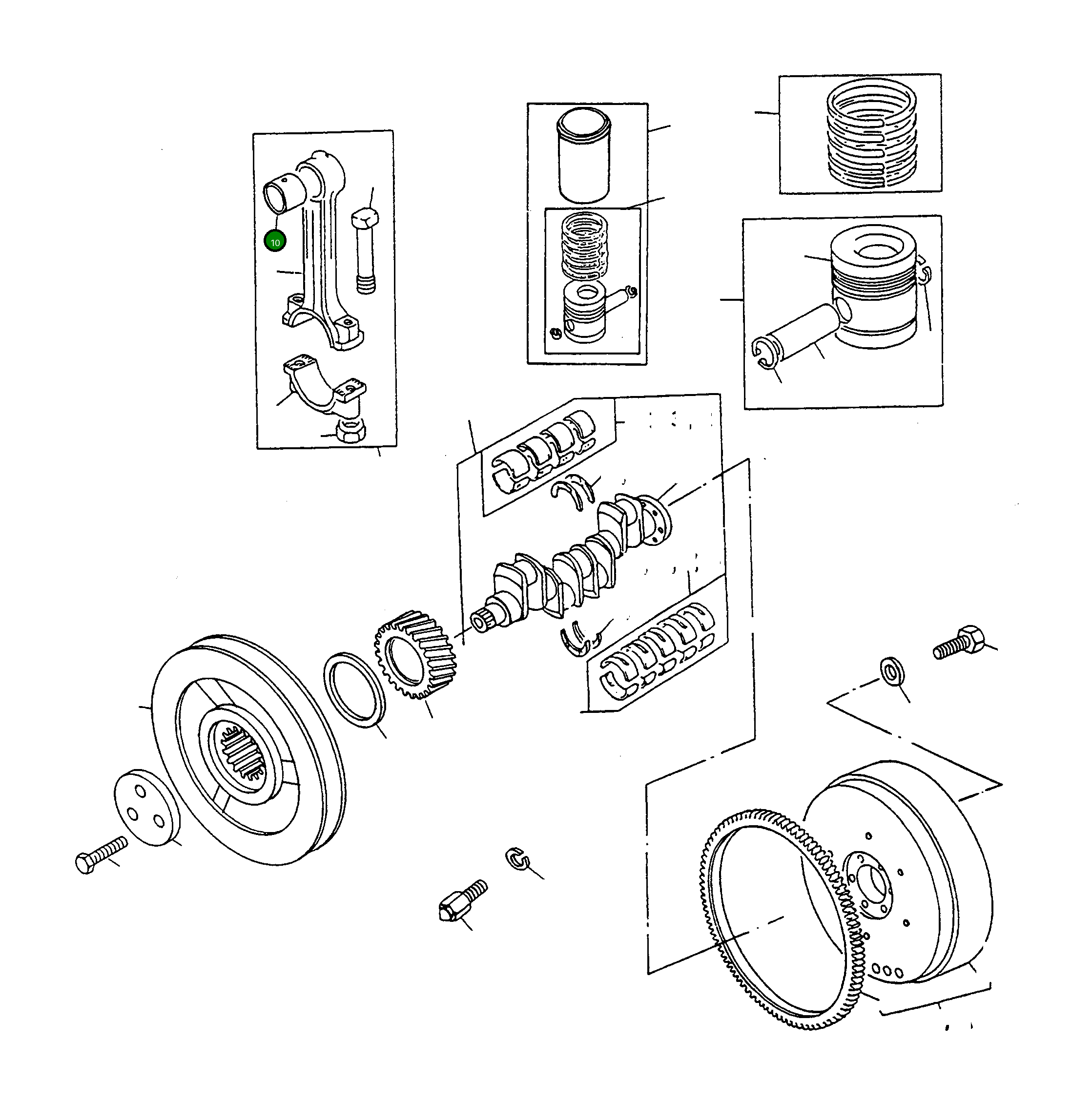 Втулка 4906607M1 Komatsu
