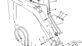 Шланг FF7814-62470 Komatsu