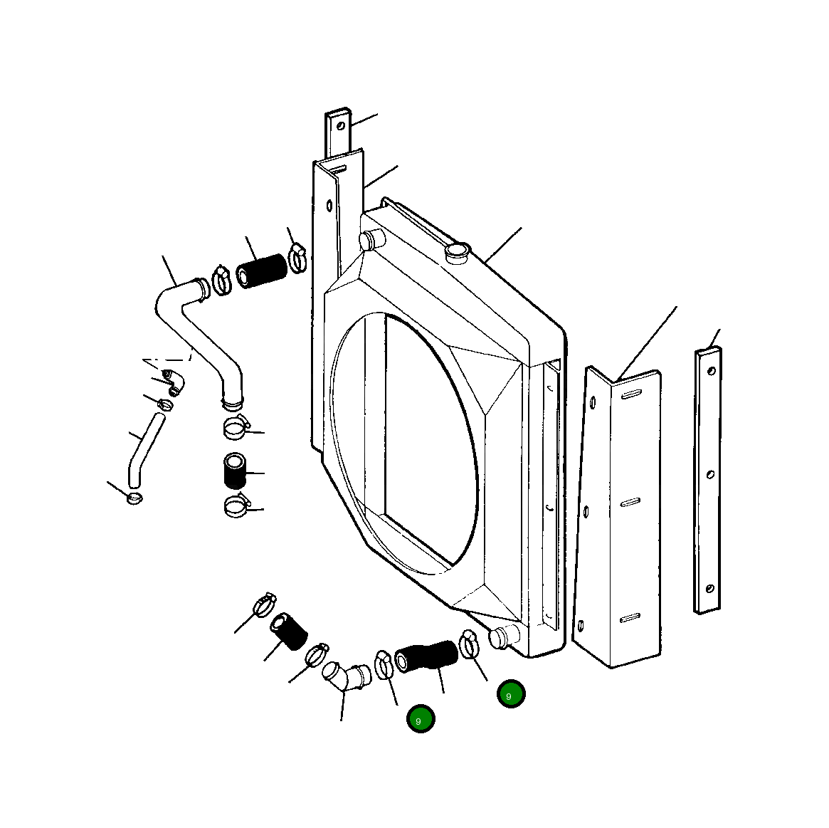 Хомут 397 257 R1 Komatsu
