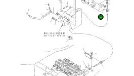 Гайка YM26051-080002 Komatsu