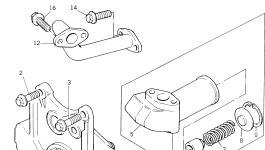 Клапан PK4138A033 Komatsu