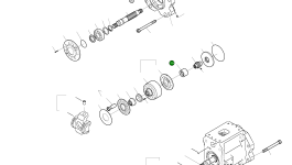 Игольчатый подшипник 232116 Komatsu
