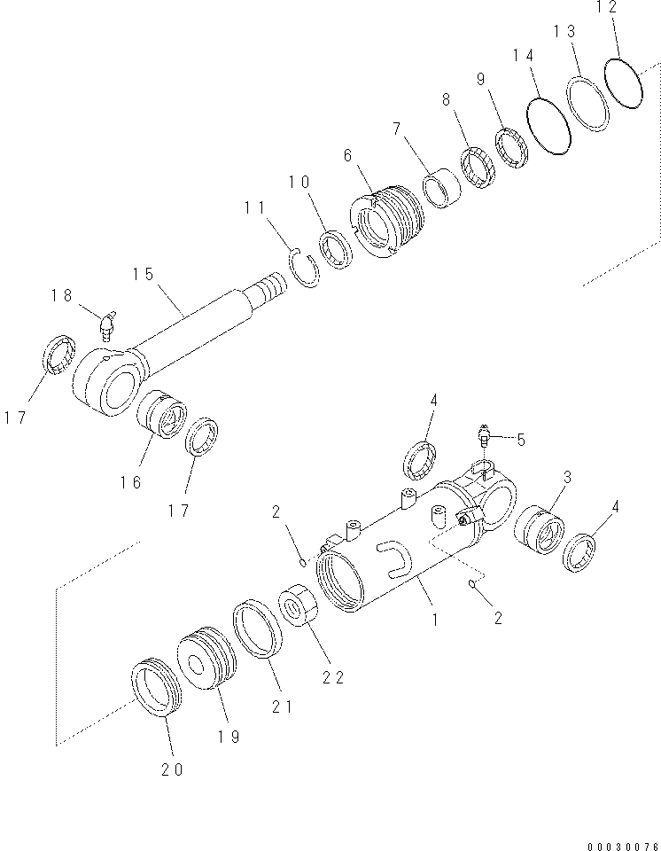 Гайка 707-67-39020 Komatsu
