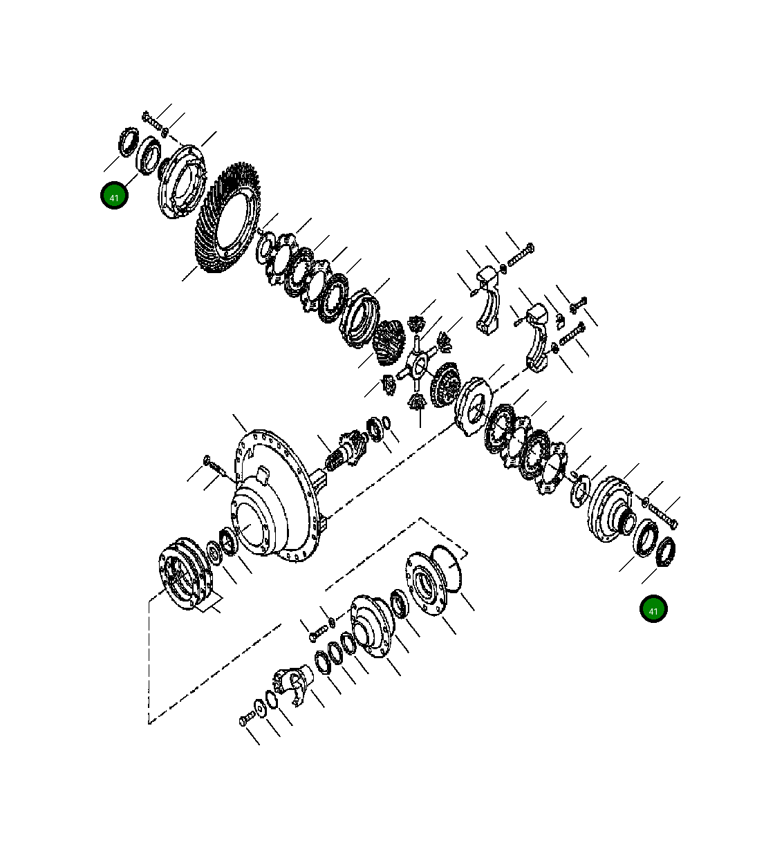 Гайка 423-22-11141 Komatsu