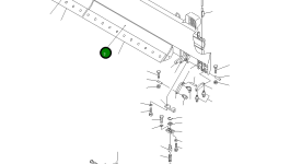 Центральный отвал 416-907-1141 Komatsu