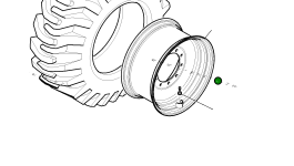Шина 42N-30-12250 Komatsu