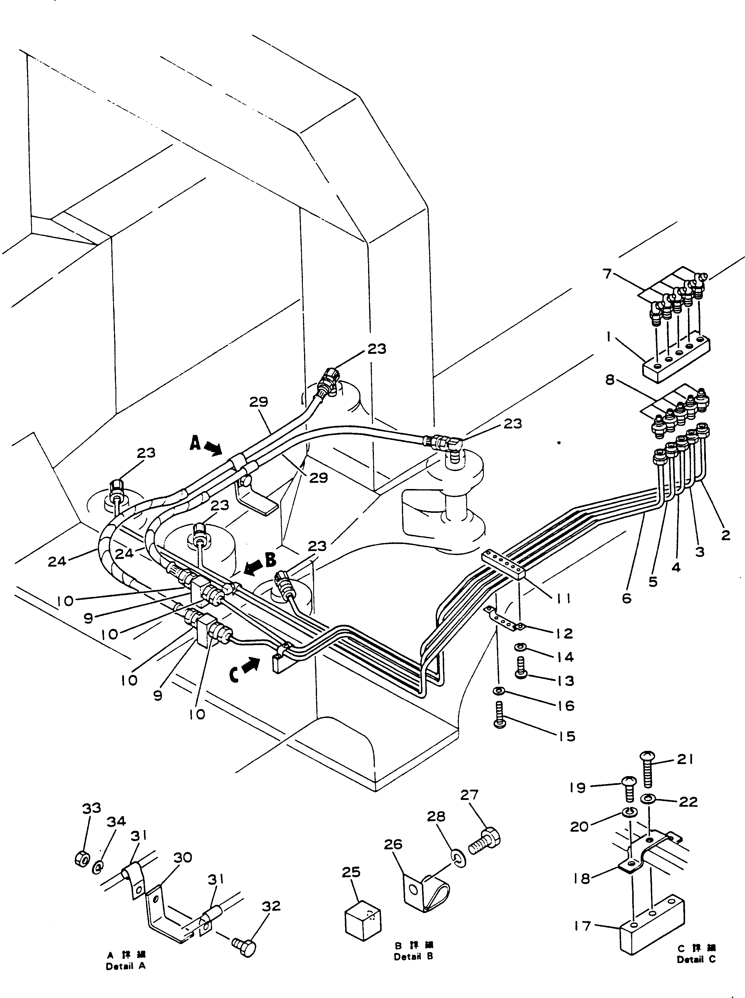 Основание 07067-32018 Komatsu