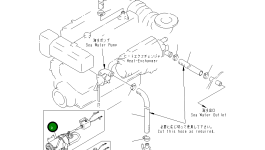 Трюмный насос в сборе 7700-82-2600 Komatsu