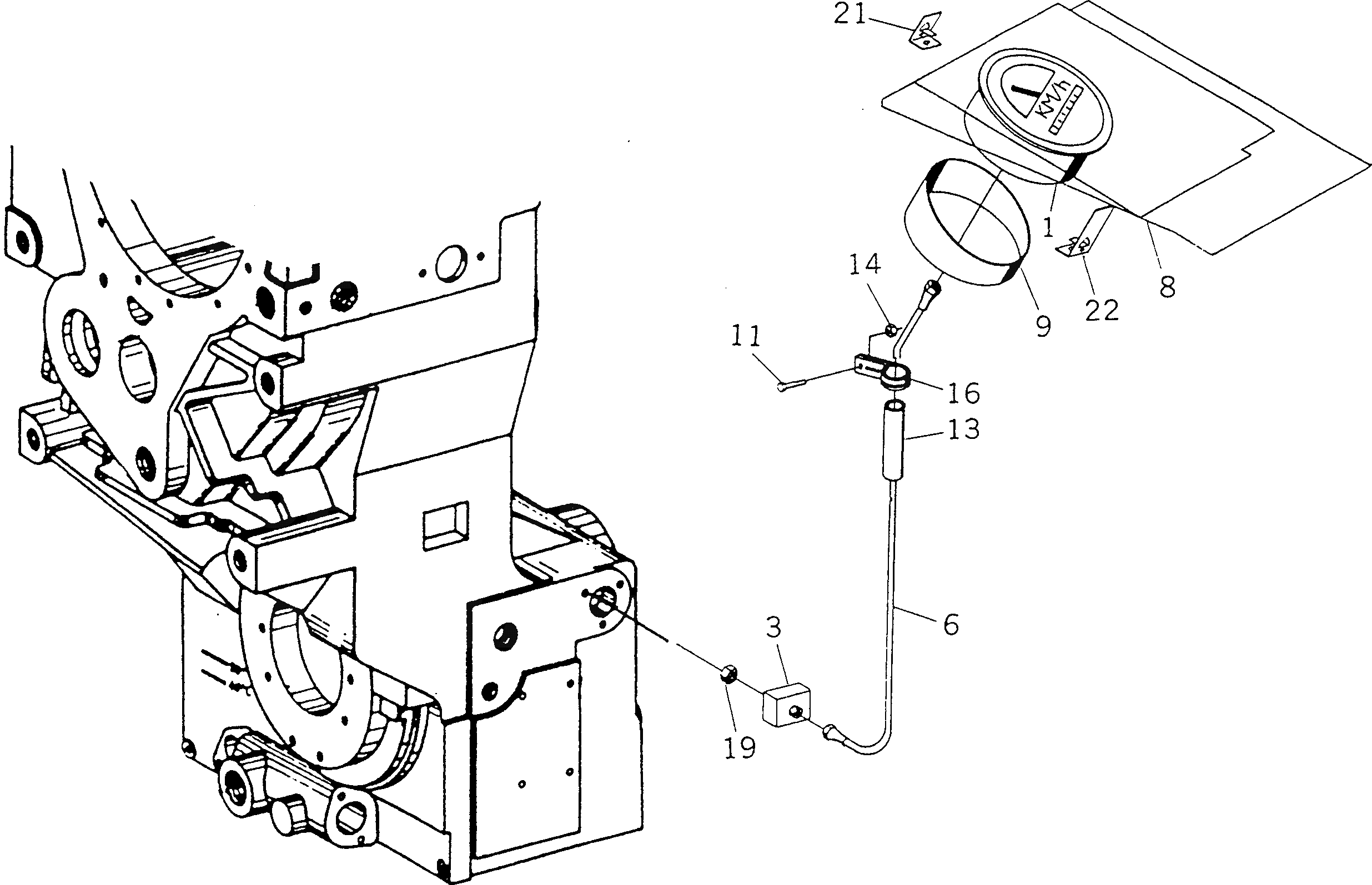 Провод BW052476 Komatsu