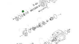 Проставка подшипника 113784A Komatsu