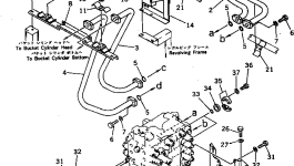 Трубка 207-62-31180 Komatsu