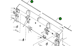 Режущая кромка отвала 623 985 C1 Komatsu