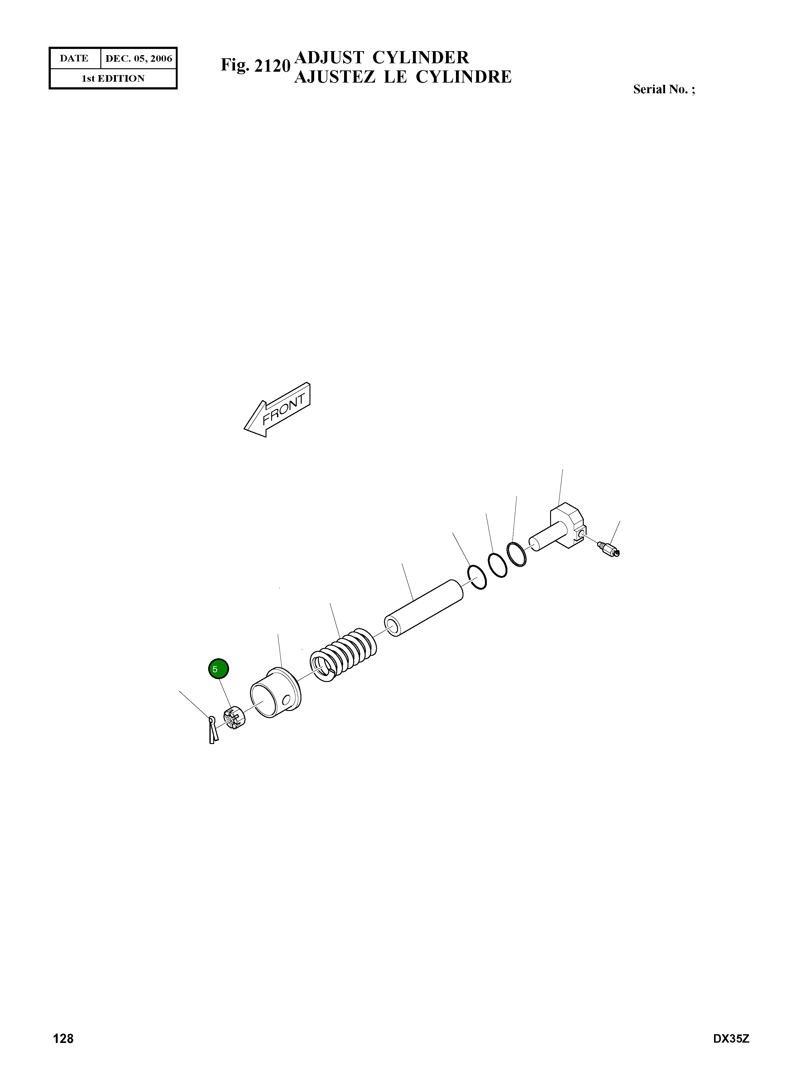 Гайка S4277943 Komatsu
