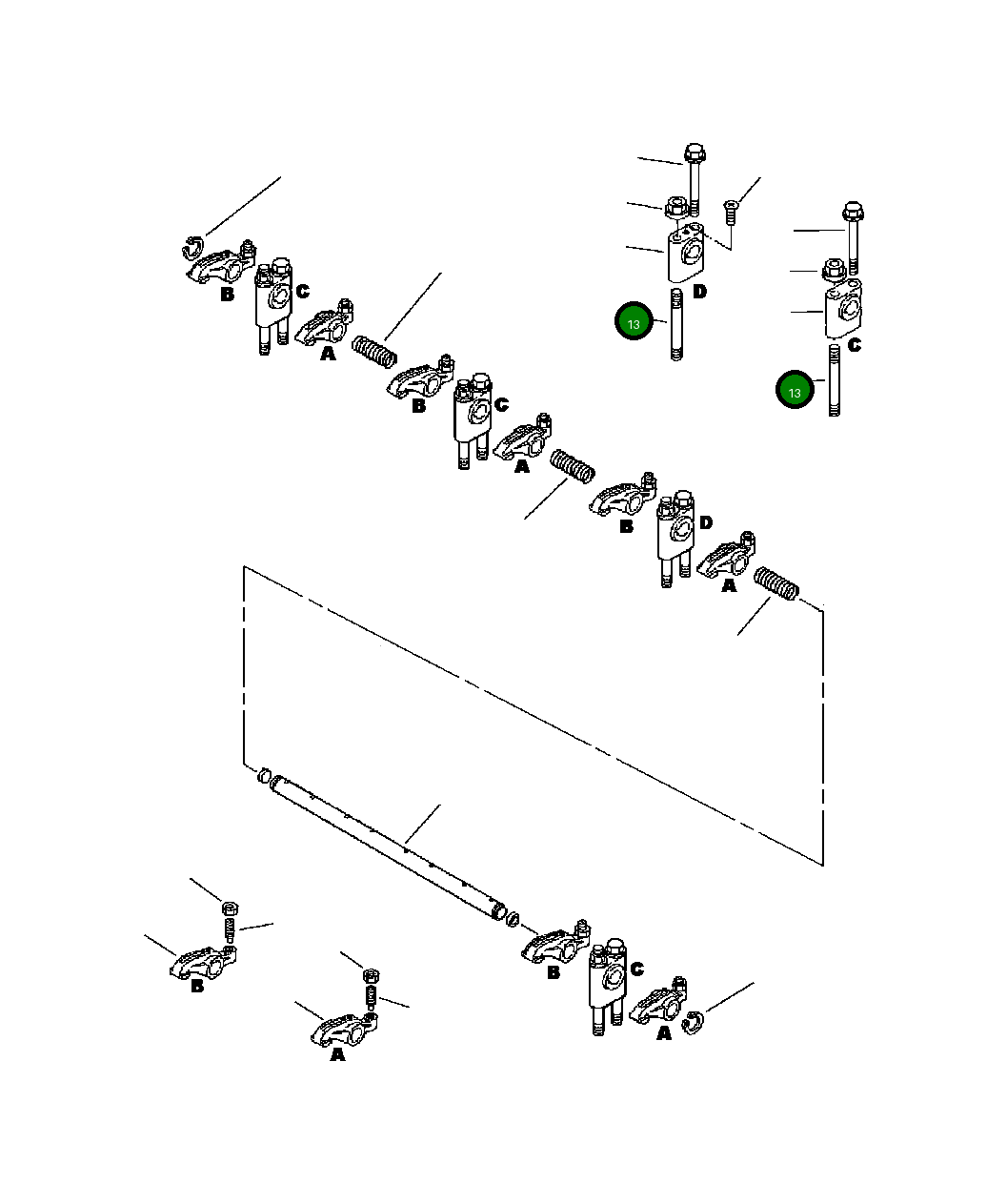 Шпилька YM11959311300 Komatsu