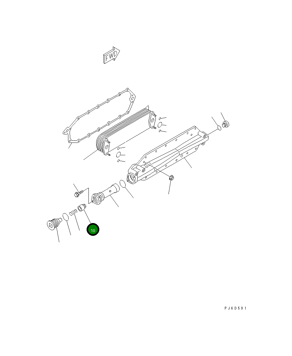Клапан 6150-61-2720 Komatsu