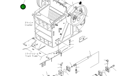 Ремень в сборе 8295-70-1611 Komatsu