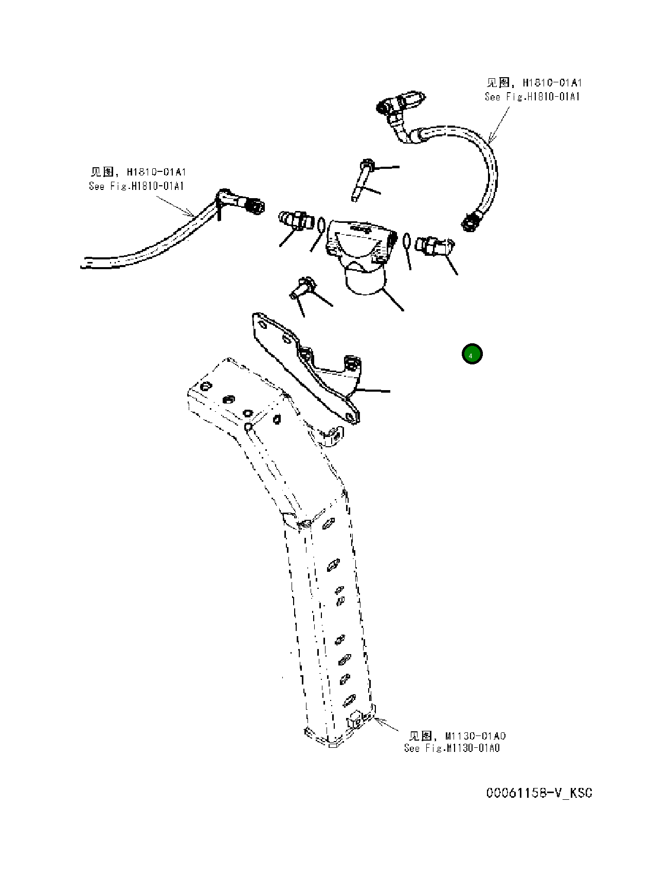 Фильтр A 20Y-62-51681 Komatsu