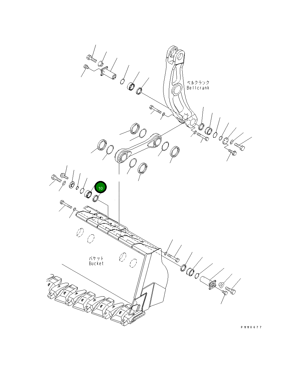 Втулка 42C-70-11352 Komatsu