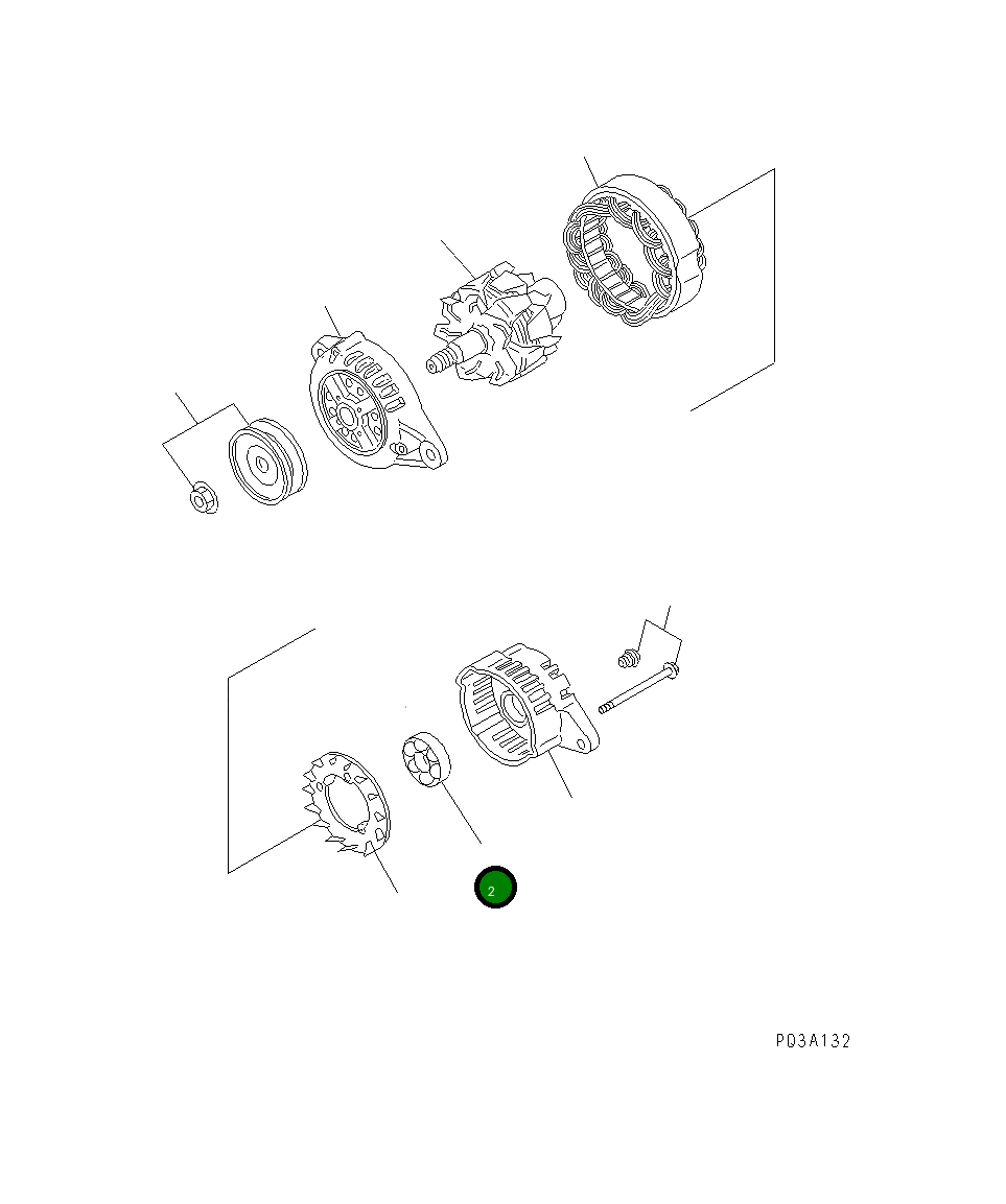 Шариковый подшипник YM129612-77710 Komatsu