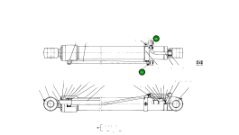 Гайка M10X1.5 E2022033 Komatsu