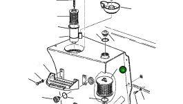 Фильтр картриджный 2938-60-1250 Komatsu