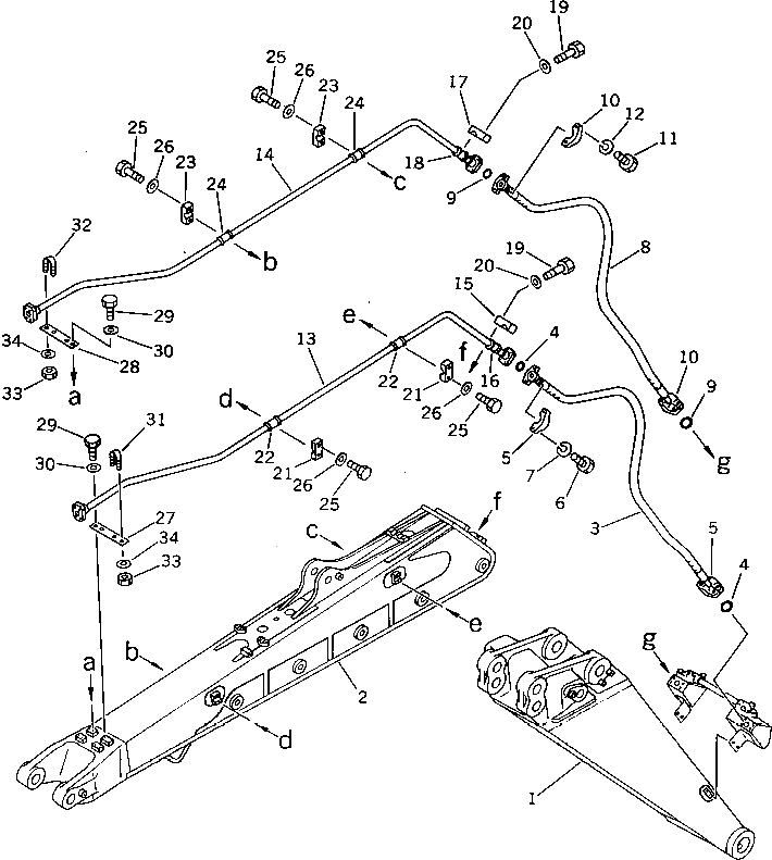 Шланг 07099-20622 Komatsu