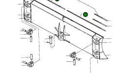 Режущая кромка отвала 646 258 C1 Komatsu