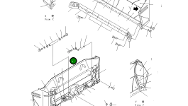 Отвал 198-72-51441 Komatsu