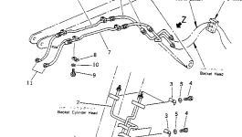 Шланг 07086-20411 Komatsu