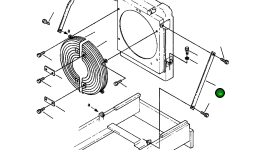 Левая штанга 421-03-12150 Komatsu