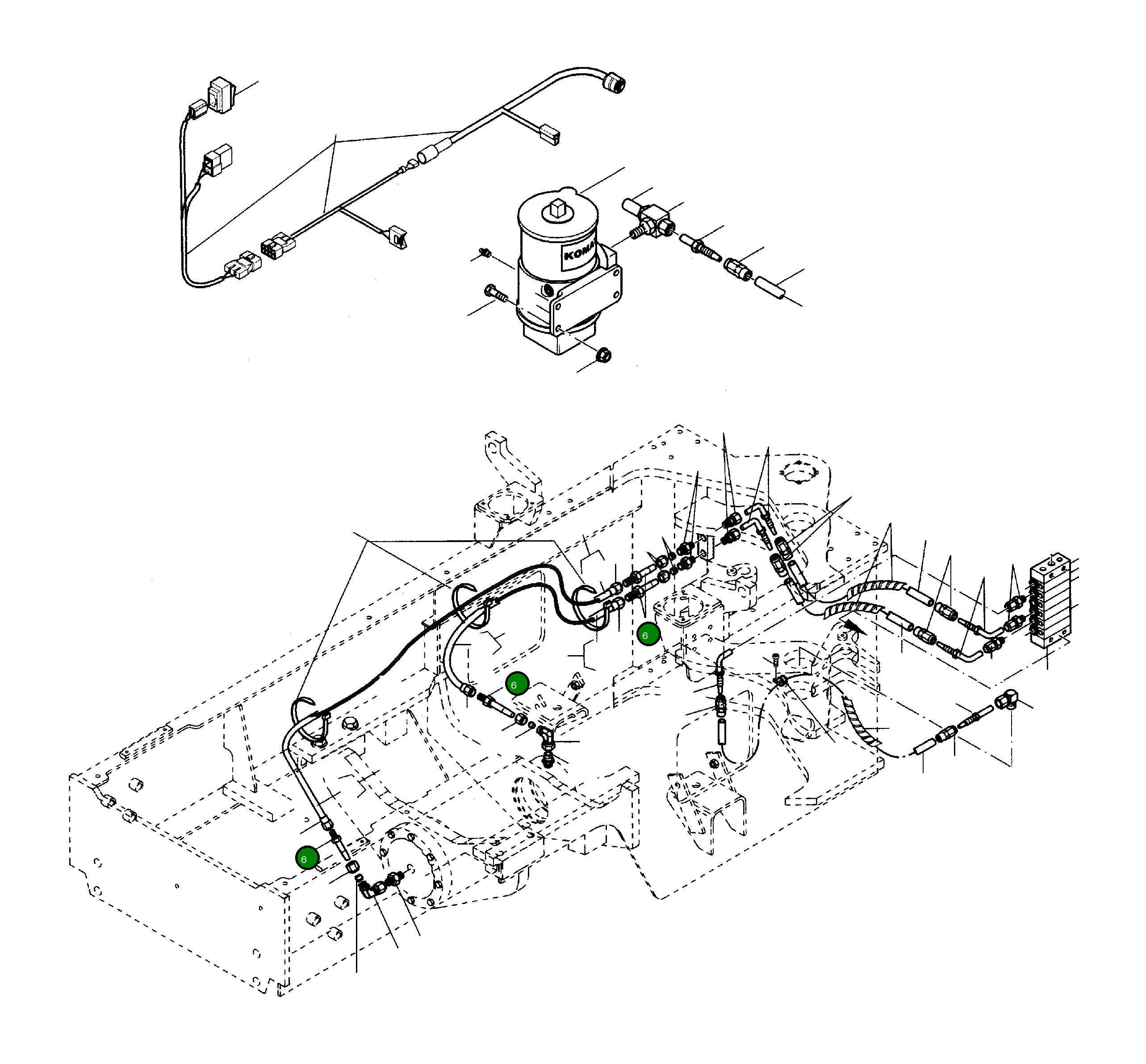 Шпилька 423-00-H1890 Komatsu