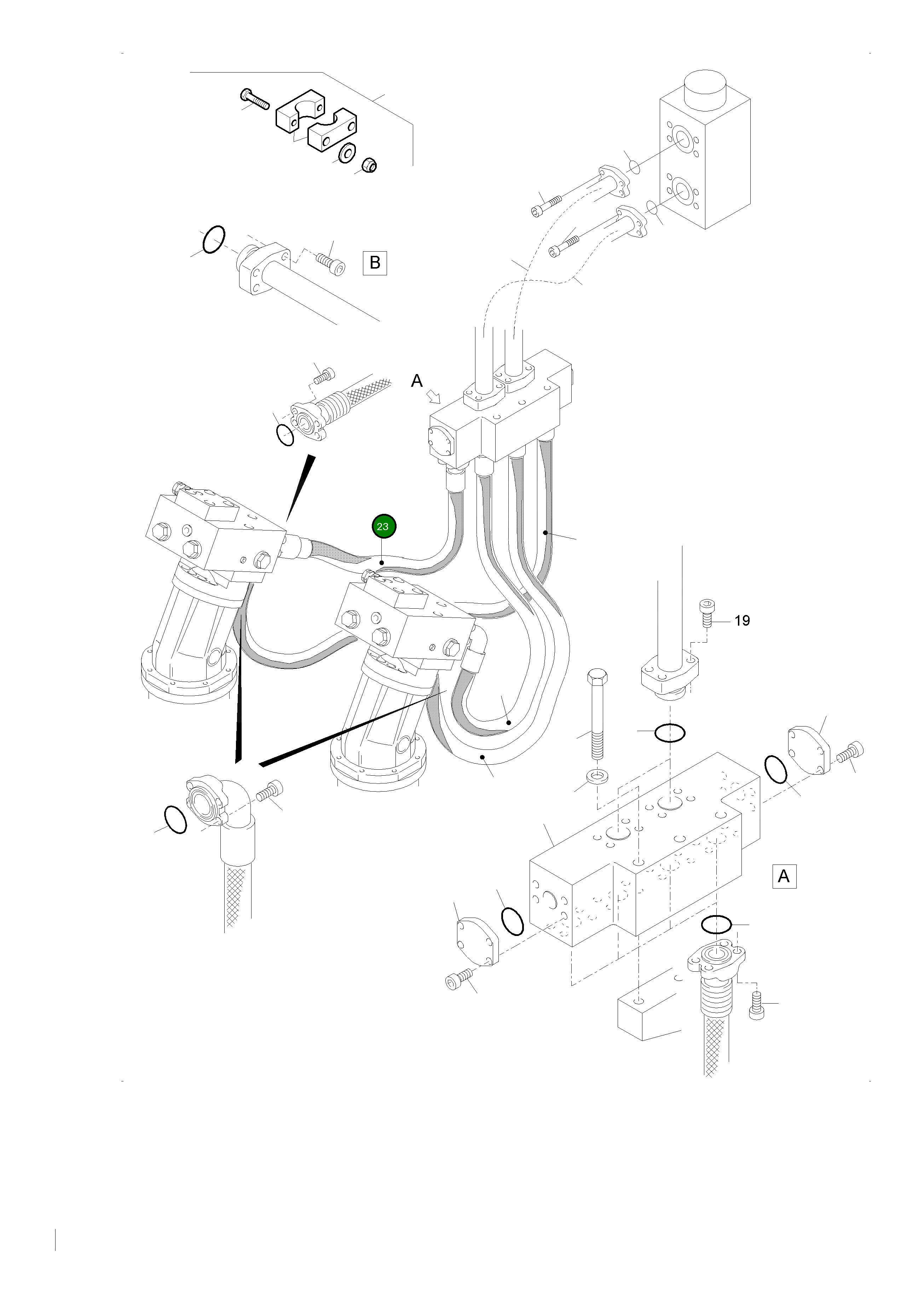 Шланг в сборе DN 40x1700 517 871 98 Komatsu