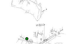 Шаровой штифт (приварной) 195-71-61270 Komatsu