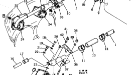 Угловой штуцер 198-60-19140 Komatsu
