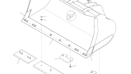 Отвал 419-72-H2A20 Komatsu