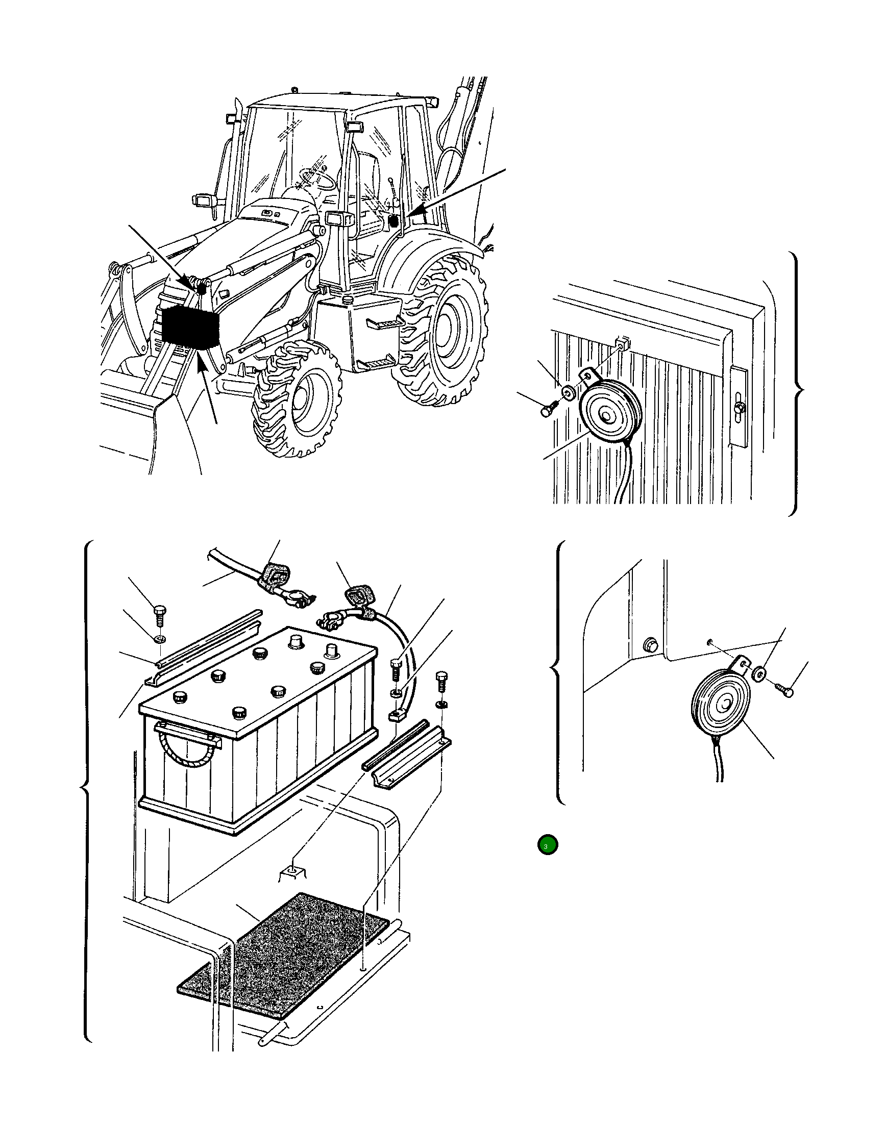 Передний фиксатор аккумулятора 312601681 Komatsu