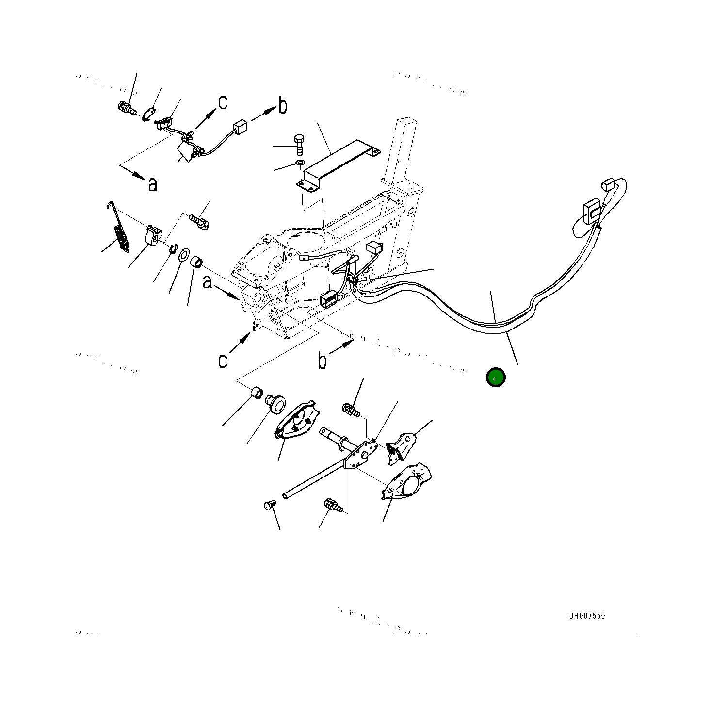 Шнур 0891251600 Komatsu