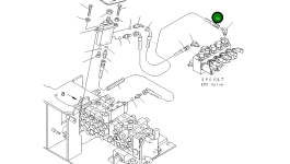 Шланг 380MM 21X-973-3631 Komatsu