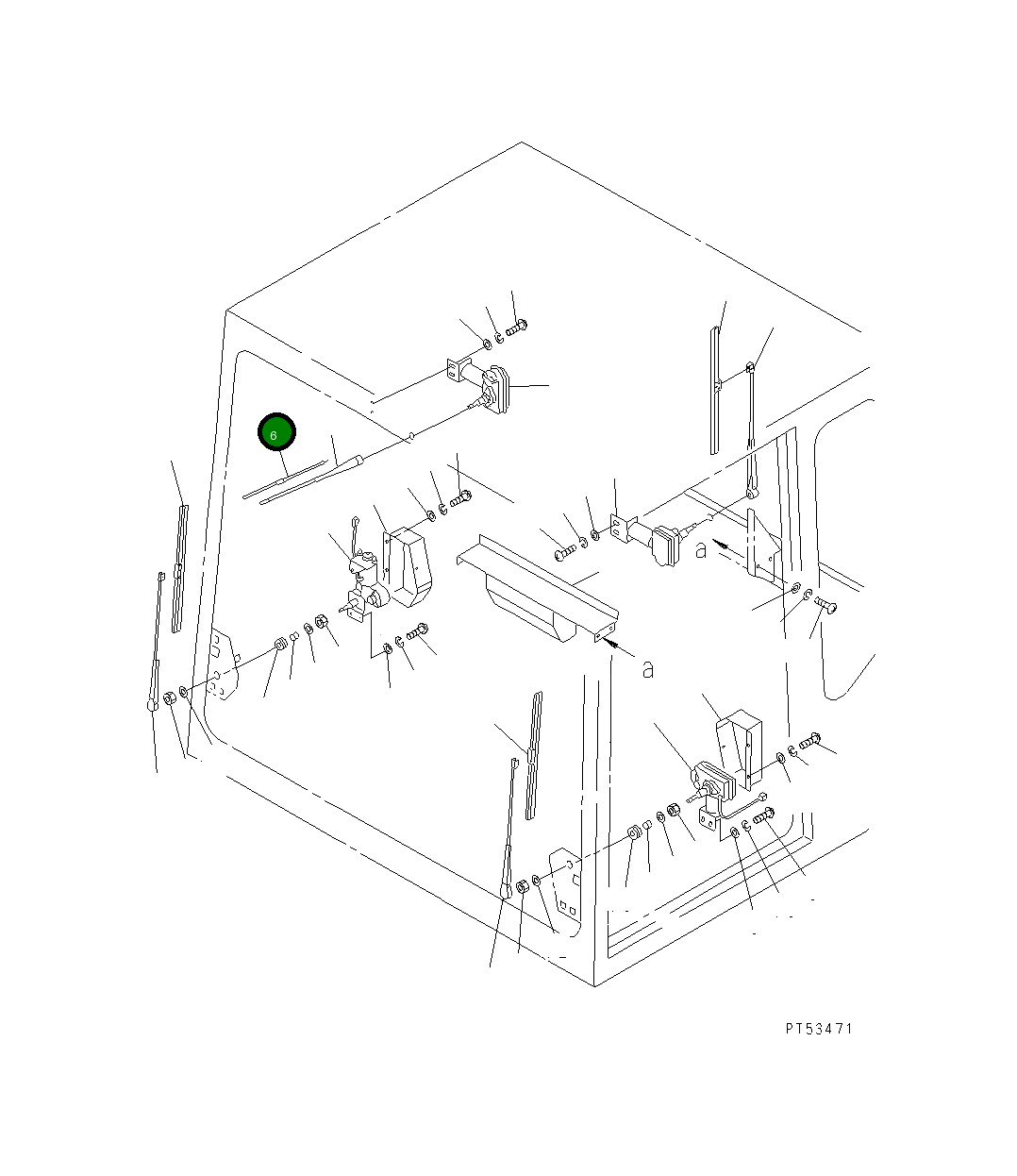 Щётка стеклоочистителя 26C-95-11360 Komatsu