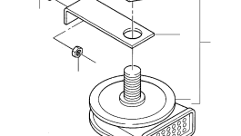 Гайка 67 889 Komatsu