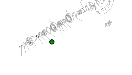 Гайка 20E-23-K1610 Komatsu