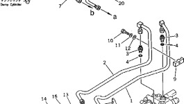 Трубка 362-62-23310 Komatsu